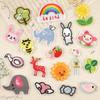 Cartoon Animal & Fruit Embroidery Patches for DIY Clothing Accessories