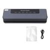 Vacuum Sealer Machine 80kpa Suction Power Food Storage Automatic Saver with 10 Bags Wet Dry Mode