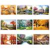 1000Pcs Adult Kid Puzzle Jigsaw Tree River Landscape Decompression Game Toy Gift