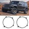 2pcs 7in Headlight Mounting Bracket Ring Lamp Holder Fits for Jeep Wrangler TJ 0718