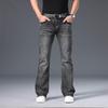 Men's Flared Jeans Men's Loose Fit Mid Waist Male Designer Classic Denim Jeans