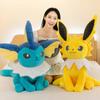Big Size Pet Pokemon Rayebu and Water Eevee Plush Toys Eevee Sitting Plushies Doll Toys Children's Dolls