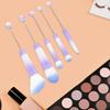 5Pcs/Set DIY Beadable Makeup Brush 5 Sizes Synthetic Kabuki Foundation Loose Powder Eyeshadow Concealer Brow Blush Blending Cosmetic Brush