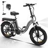 COLORWAY BK6S1 City Foldabe EBike 36V12Ah Battery 350W Motor Outdoor Comm Electric Bicycle 20 Inch Fat Tires Off-Road Electric Bike