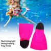 1 Pair Silicone Diving Fins Swimming Training Fins Professional Snorkeling Flippers Short Blade Flippers Leg Strength Building Adults Kids Swimming