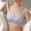 Plus-size Lingerie Women's Thin Seamless Bra Breast Retraction Gathering Bra Anti-sagging Adjustable Bra Push Up Bra