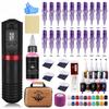 Tattoo Machine Set Wireless Tattoo Pen High Definition Screen Display 1800mAh Long Battery Life Tattoo Tool