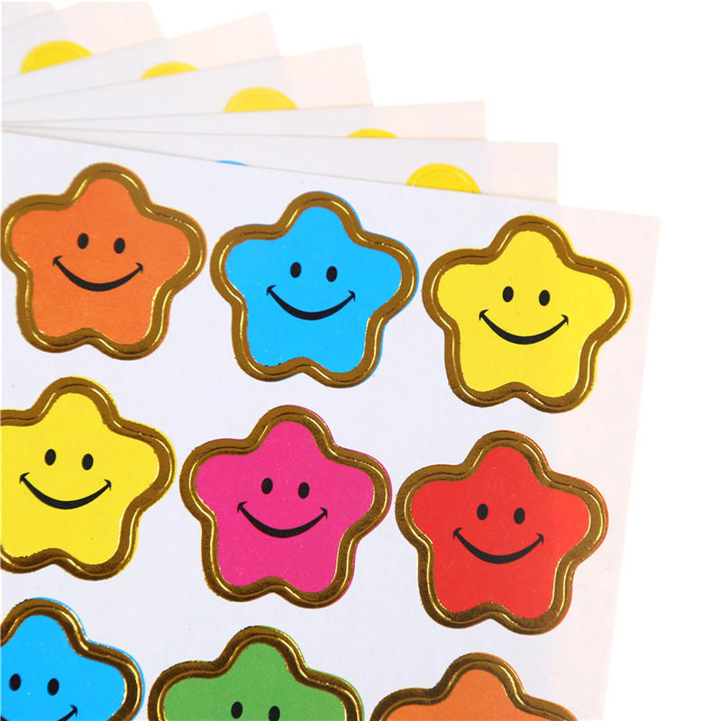 10Sheets Star Sticker School Kids Rewards Encouragement Craft Diy Toy Gift Kawaii