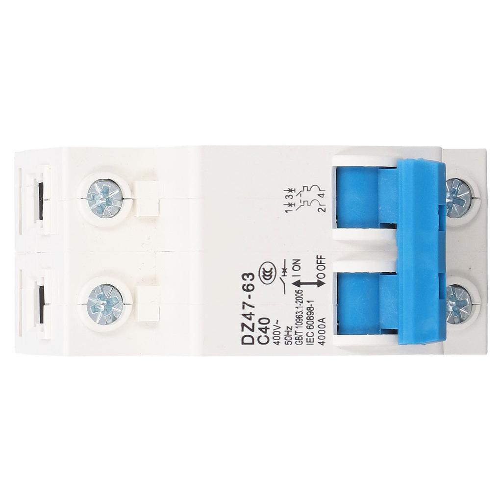 2P Miniature Circuit Breaker Multiple Protection Functions High Safety 40A 220V Circuit Leakage