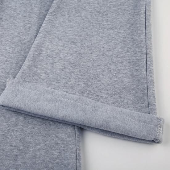 Women Flared Pants Elastic High Waist Solid Color Casual Trousers Basic Style Slim Fit Long Pants