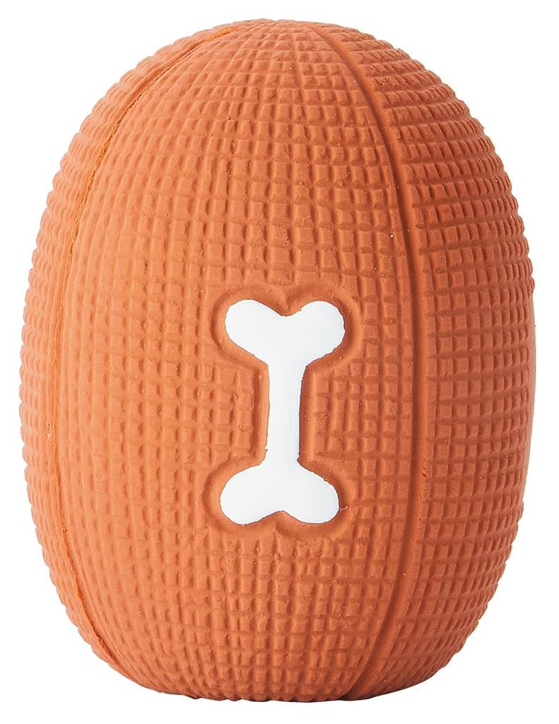 Petio Dog Toy Silent Dog Latex Rugby Ball