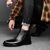2025 New Men's Casual Boots Genuine Cowhide Leather Comfortable Luxury Brand High-quality Business Office Chelsea Boots