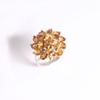 Fine Jewelry Natural Citrine 925 Sterling Silver Luxury Gemstone Ring for Women Anniversary & Banquet & Birthday Gifts