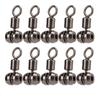 10pcs 3 Way Fishing Swivels T Turn Brass Barrel Triple Swivel Cross Line Fishing ConnectorsL