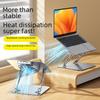 Aluminum Alloy Adjustable Laptop Stand with Cooling Fan