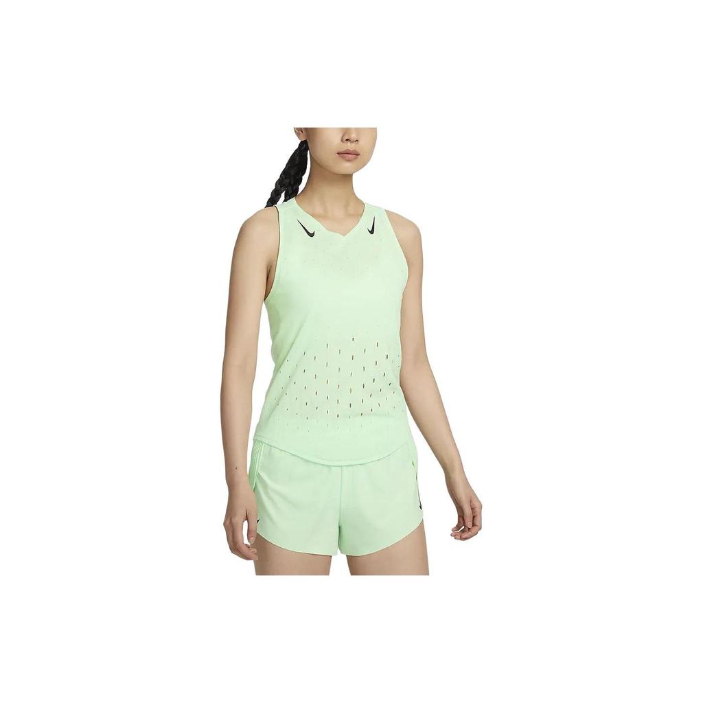 Nike Dri-FIT ADV Logo Breathable Quick-Dry Casual Sports Vest Women Vests Steam-Green FN2505-376