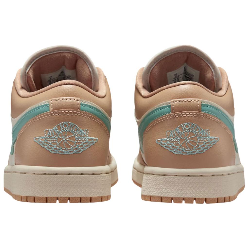 Jordan Air 1 Fashion Comfortable Non-Slip Wear-Resistant Low-Top Retro Basketball Shoes Women Sneaker Beige Orange DC0774-130