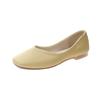 Fashion 2024 Summer Autumn New Fashion Pumps for Office Lady Square Toe Low Heel Slip-on Shallow Casual Shoes Breathable Wear-resisting