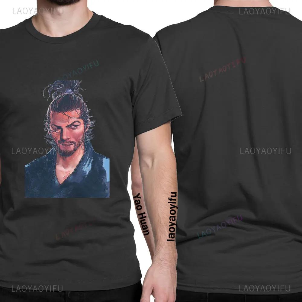 Anime Musashi Miyamoto Vagabond Manga T Shirts Accessories Men Women Round Collar Takezou Shinmen Tee Shirt Clothes