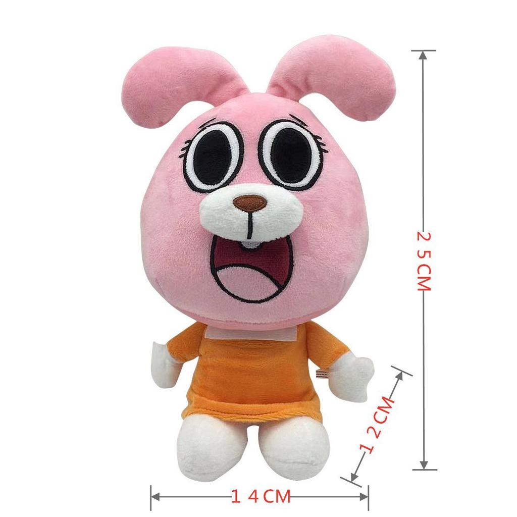 25cm Miniko Cartoon Amazing World Gumball Darwin Anais Plush Toys Cute Cat Bunny Stuffed Toy Birthday Present Gifts For