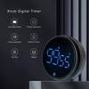 Магнитный таймер обратного отсчета секундомер ручной поворот счетчик работа спорт учебный будильник светодиодный цифровой кухонный таймер для приготовления пищи