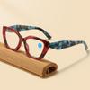 New Women Fashion Reading Glasses Butterfly Shaped Anti Blue Light Design Glasses Spring Glasses Legs Reading Eyeglasses+1.0+4.0