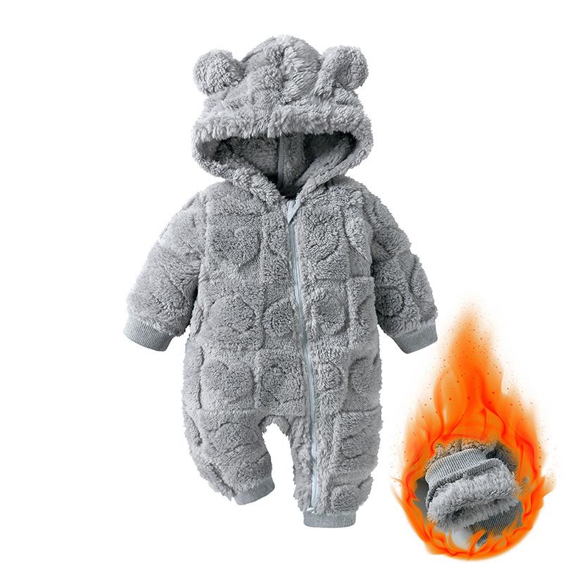 YUBAOBEI Baby Winter Costume Boys Girls Newborn Rompers For Baby Jumpsuit Infant Clothing