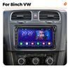 2 Din Wireless Carplay Android Auto Car Multimedia Player For Volkswagen Golf 5 6 Polo Passat B6 B7 CC Skoda Jetta GPS Car Radio