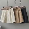 Women's High Waist Korean Style Summer Wide Leg Shorts 