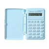 Mini Calculator Flip Cover 8 Digits Big Buttons Large LCD Display Battery Operated Portable Student Finance Desktop Calculator Office Supplies