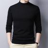Men's 100% Merino Wool Half-Turtleneck Pullover Sweater
