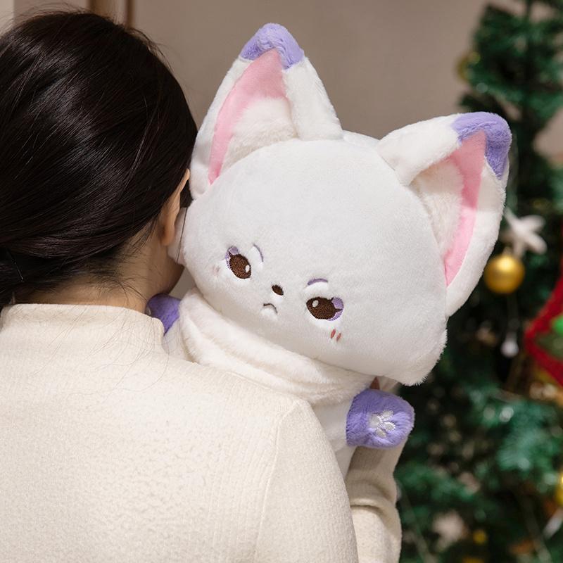 Cute Cartoon Fox Plush Toy Lovely Soft Stuffed Animal Doll Home Decor Gifts For Kids
