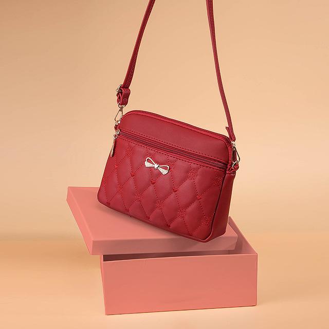 Yogodlns New Arrival Shoulder Bags for Women Embroidery Heart Crossbody Purse Female Leather Handbag