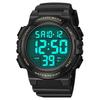 ShunkanSai Men's Digital Watch, 50m Water Resistant, Multi-Function, Waterproof, Sports Watch, Stylish, Outdoor, Date, Day of the Week, Alarm, LED Dis