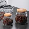 Glass Storage Jar Mushroom Shape with Airtight Lids Glass Pantry Canister