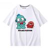 Hangyodon Harajuku Creative Pattern T-shirt Men's Casual Comfortable Summer 100% Cotton T-shirt Trend Fashion Loose T-shirt