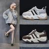 Dad Shoes Women's Autumn and Winter New Velvet Soft Leather Platform Small Casual Sports Forrest Gump Shoes