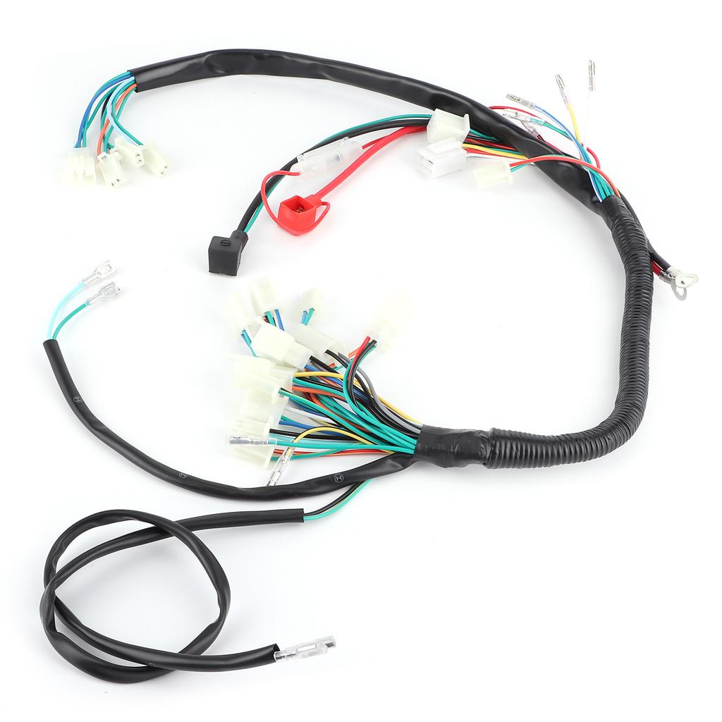 Engine Start Wire Wiring Harness Loom for 50cc 110cc 125cc PIT Quad Dirt Bike ATV