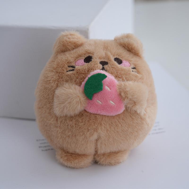 Cat Little Adorable Withplush And Pp Cotton Keychain For Bag Accessories Charm