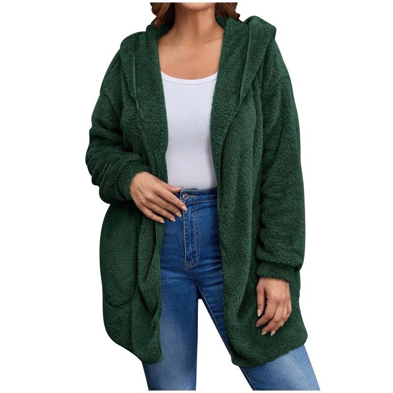 Winter Cardigan Plus Size Women's Loose Casual Jacket Women's Top Jackets & Coats Women’s