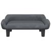 VidaXL Children's Sofa Dark Grey 70x40x24 Cm Velvet, Mini Sofa, Mini Sofa Chair, Mini Sofa for Children, Sofa 3196351
