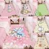 Chiikawa Cute Floor Mat Playful Bedroom Carpet Soft Living Room Rug Kawaii Home Decor Pink Aesthetic Gaming Chair Mat