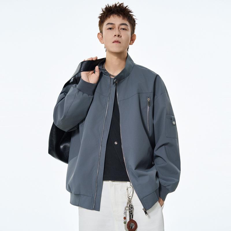 Jacket Men's Color Blocking 2025 Autumn and Winter New Men's Youth Windproof Fashion Casual Top Jacket Trend