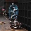 1pc, Waterfall Incense Burner Ceramic Incense Holder Home Decor Creative Home Aromatherapy Gift - Perfect Home Decoration Craft!