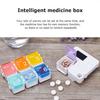 Convenient Electronic Pill Dispenser Detachable Store Pill Compact Outdoor Travel 7 Days Electronic Pill Box Dispenser for Trip