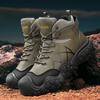 Men Climbing Boots High Top Non-slip Casual Sneakers Men Autumn New Anti-slip Wear-resistant Boots Outdoor Mountaineering Boots