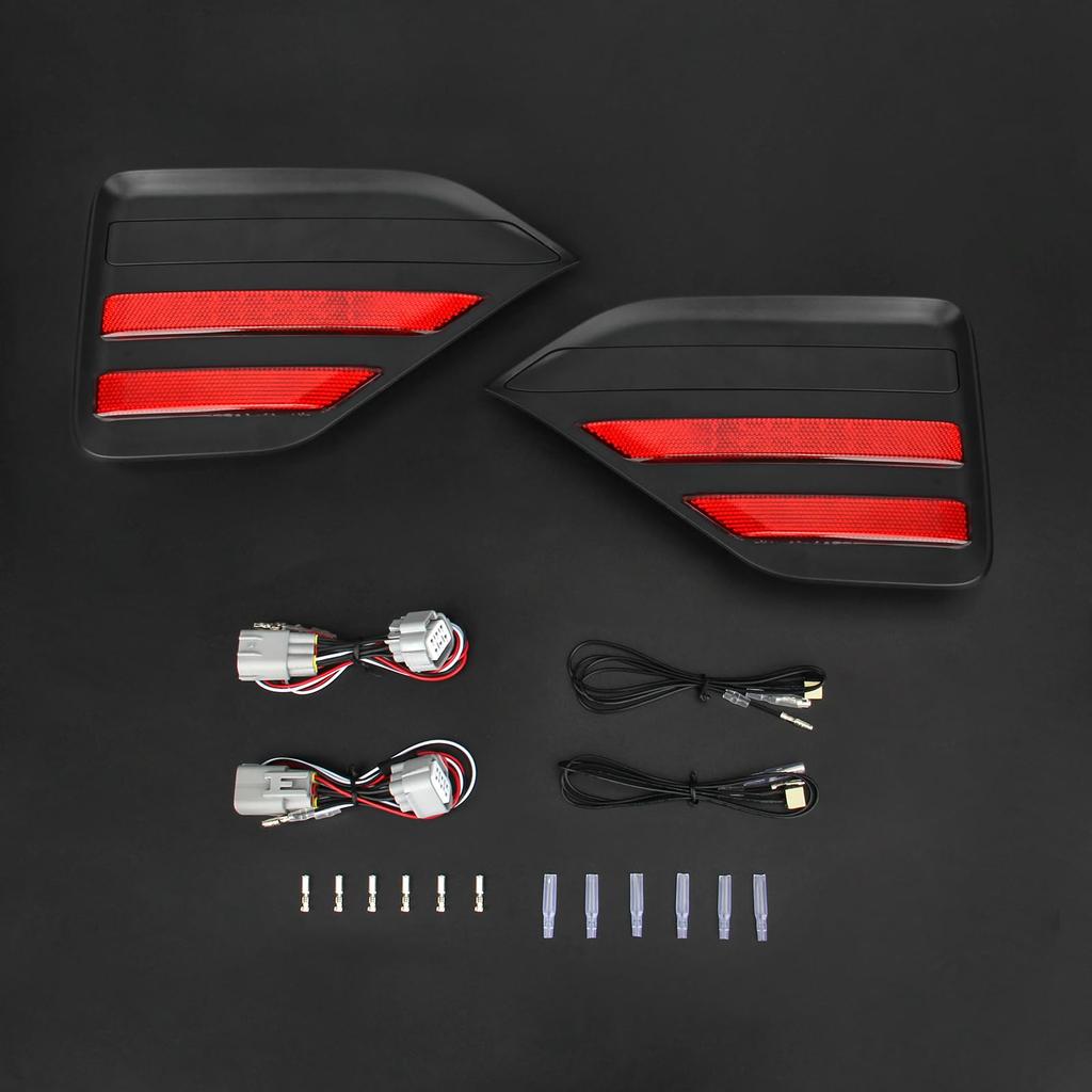 OPPLIGHT 90 Series LED Custom Parts for 90 Vehicle Inspection with OEM Reflector Brake and Small Light Rear LED Reflector OEM No Modification Set of 2