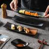 Sushi Plate Creative Ceramic Plate Japanese Plate Japanese Restaurant Rectangular Porcelain Sushi