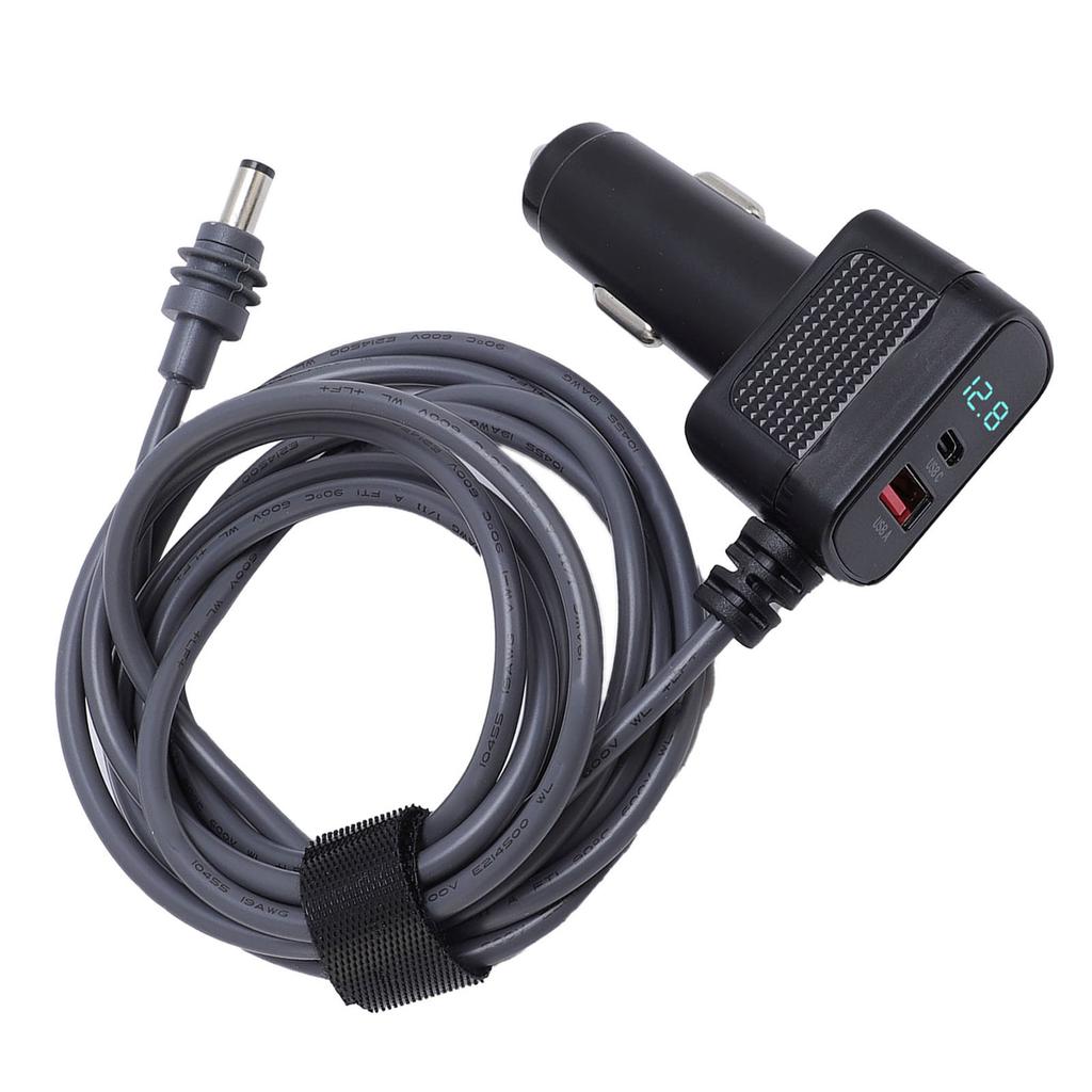 Satellite Car Charger 5M 16.4ft Support USB C 36W Fast Charging Digital Display Satellite Car Power