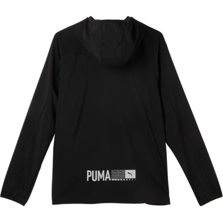 Puma Run Plcd Hooded Jacket With Logo Men Jackets Black 52241501